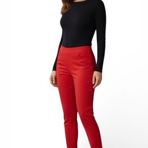 Vibrant Red/Pink Slim Fit Pants